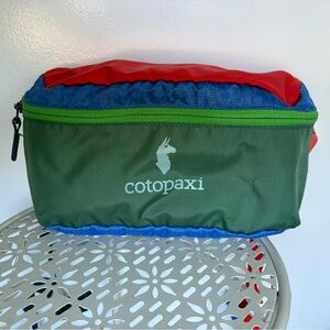 Cotopaxi Red and Green Fanny Bag